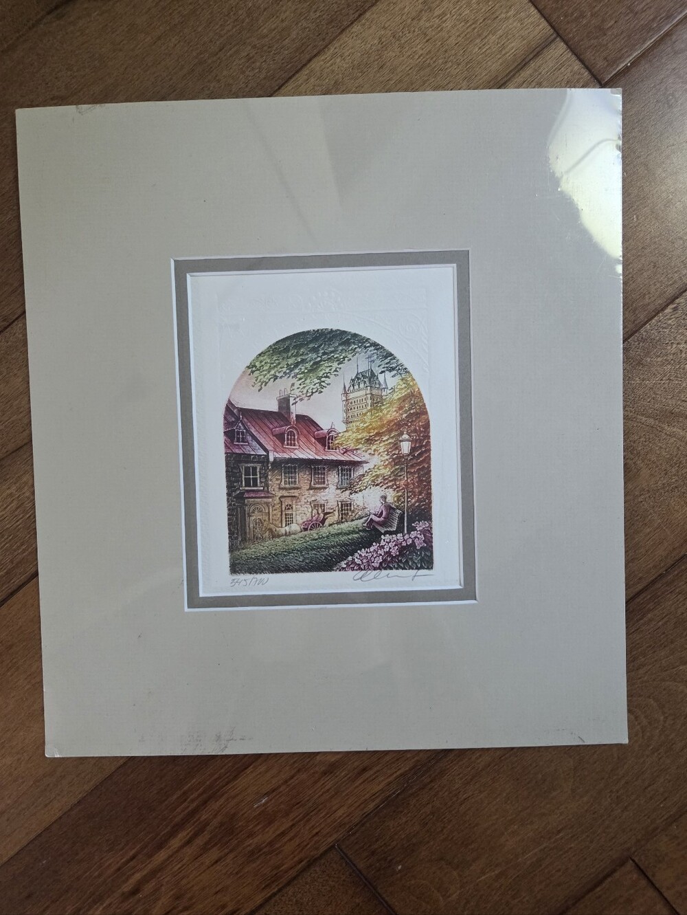 Original Vintage Limited Edition Signed  Paul Cloutier Aquatint Etching